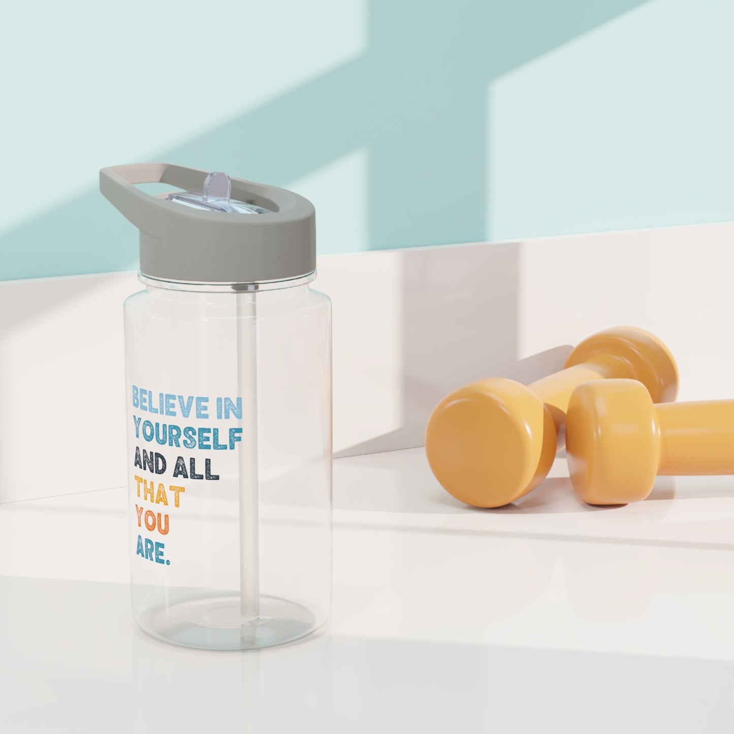"Believe in Yourself" Tritan Water Bottle