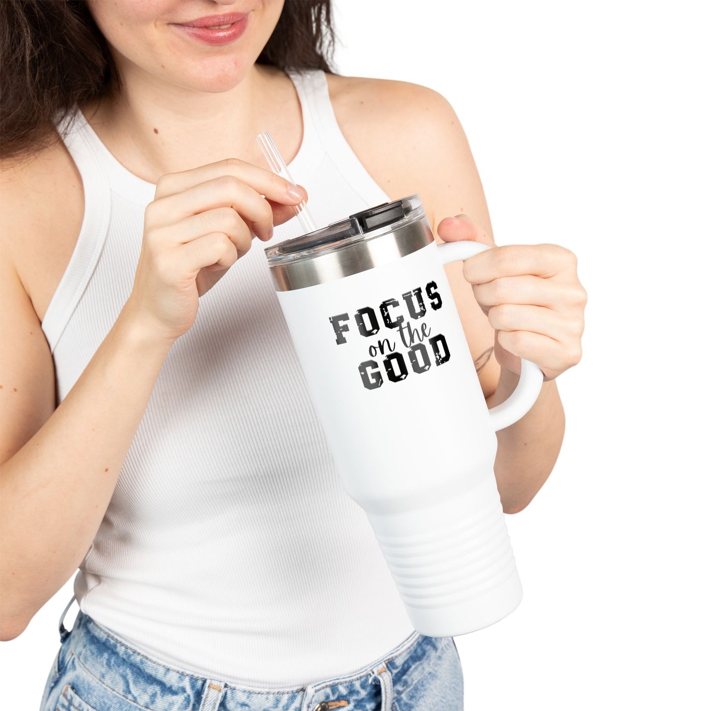 Focus On The Good Insulated Travel Mug - 40oz