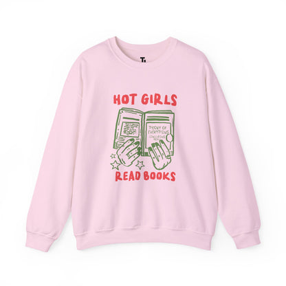 Hot Girls Read Books | Women's Sweatshirt