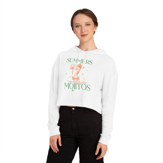 Summers Are For Mojitos | Women’s Cropped Hoodie