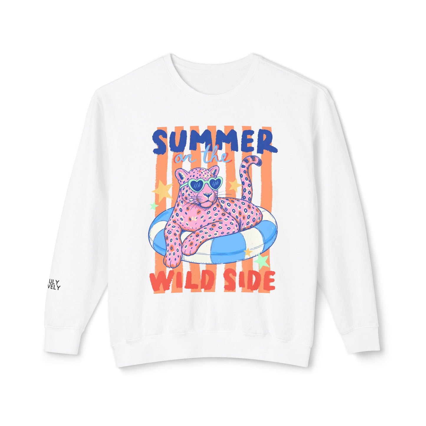 Summer On The Wild Side | Lightweight Crewneck Sweatshirt