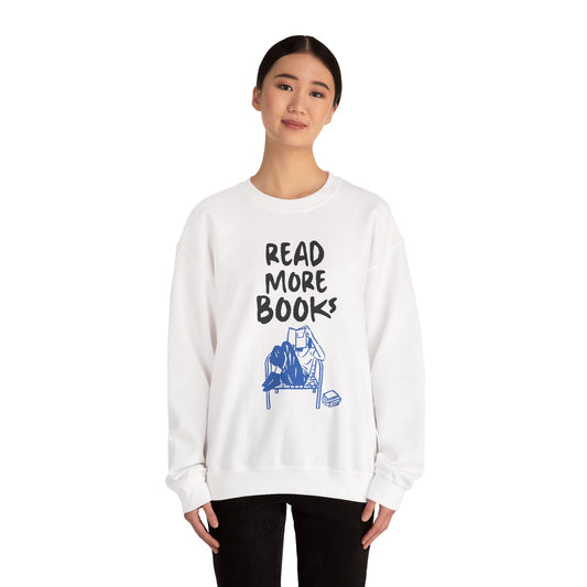Read More Books | Cozy Women's Crewneck Sweatshirt