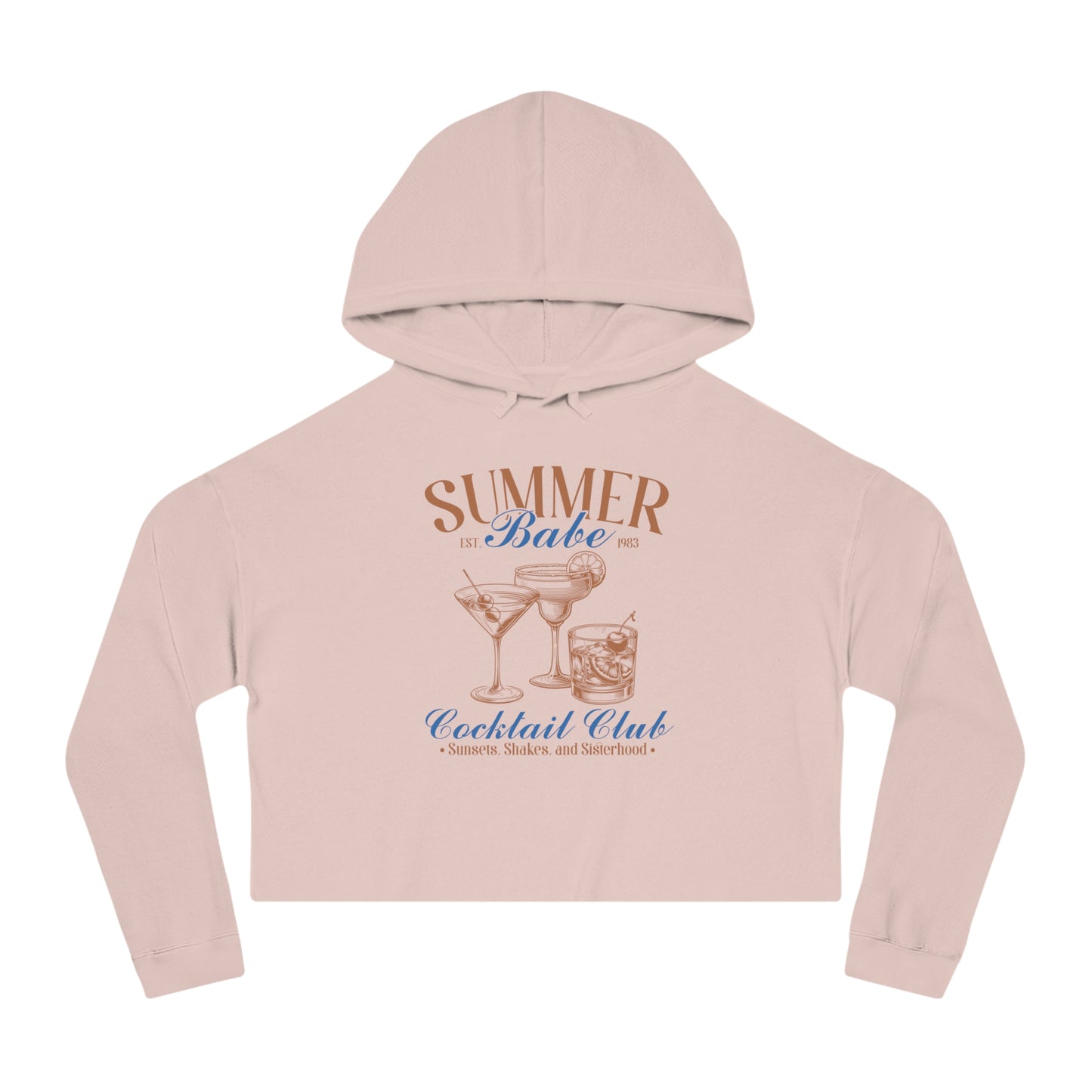 Summer Babe | Women’s Cropped Hooded Sweatshirt