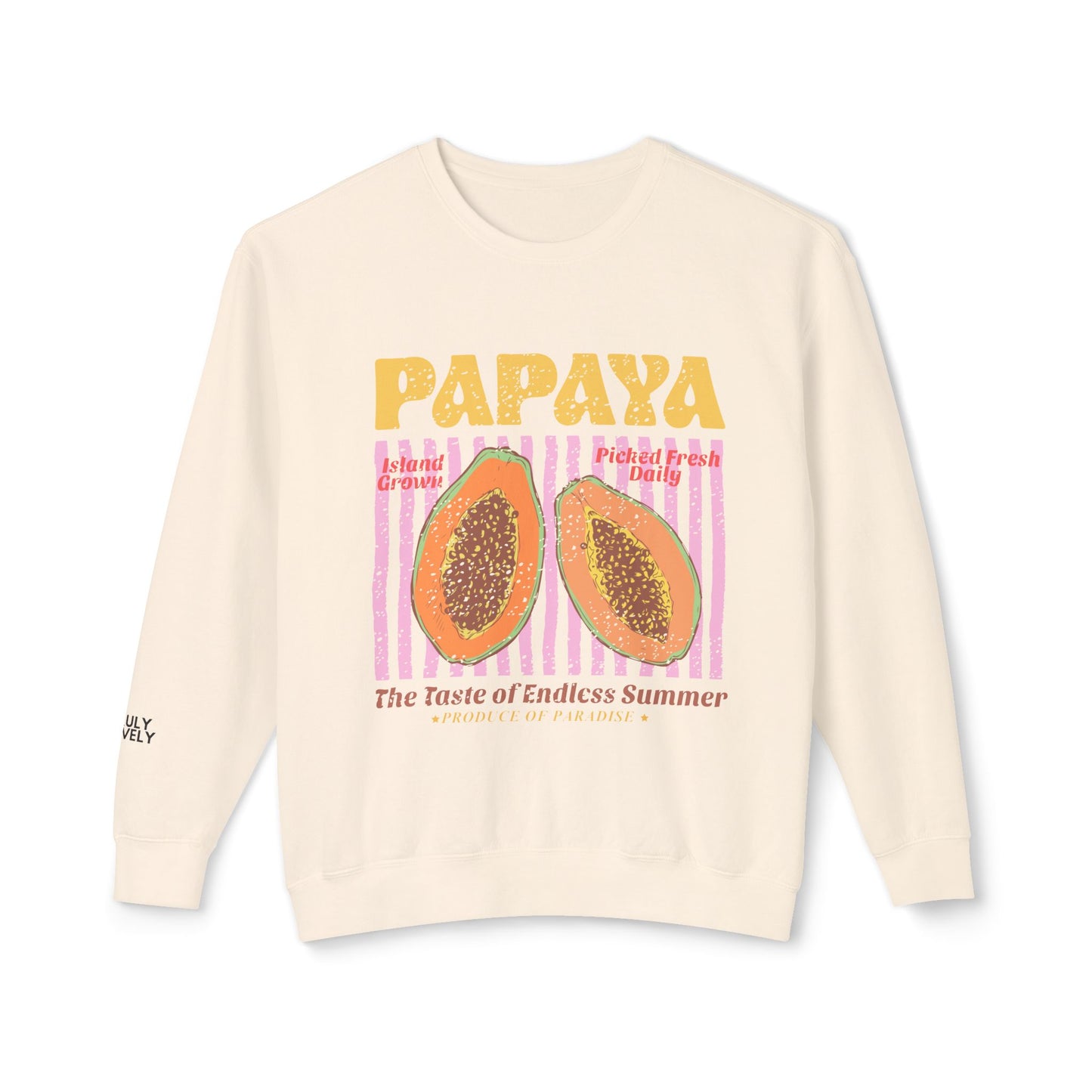 Papaya Summer | Lightweight Sweatshirt