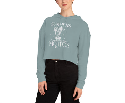 Summers Are For Mojitos | Women’s Cropped Hoodie