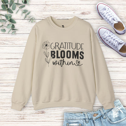 Gratitude Blooms Within Sweatshirt