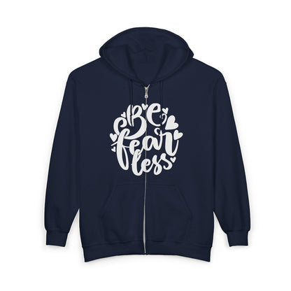 Be Fearless Zip Hoodie Sweatshirt