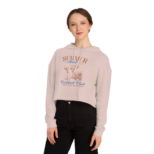 Summer Babe | Women’s Cropped Hooded Sweatshirt