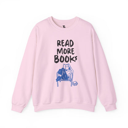 Read More Books | Cozy Women's Crewneck Sweatshirt