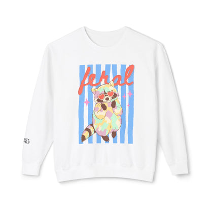 Feral Raccoon | Lightweight Crewneck Sweatshirt