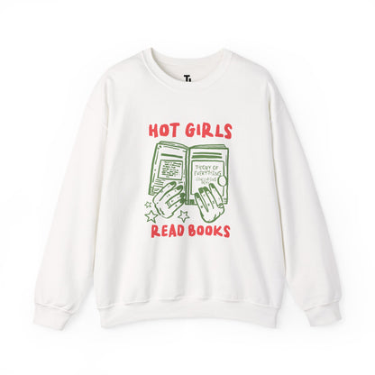 Hot Girls Read Books | Women's Sweatshirt