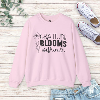 Gratitude Blooms Within Sweatshirt