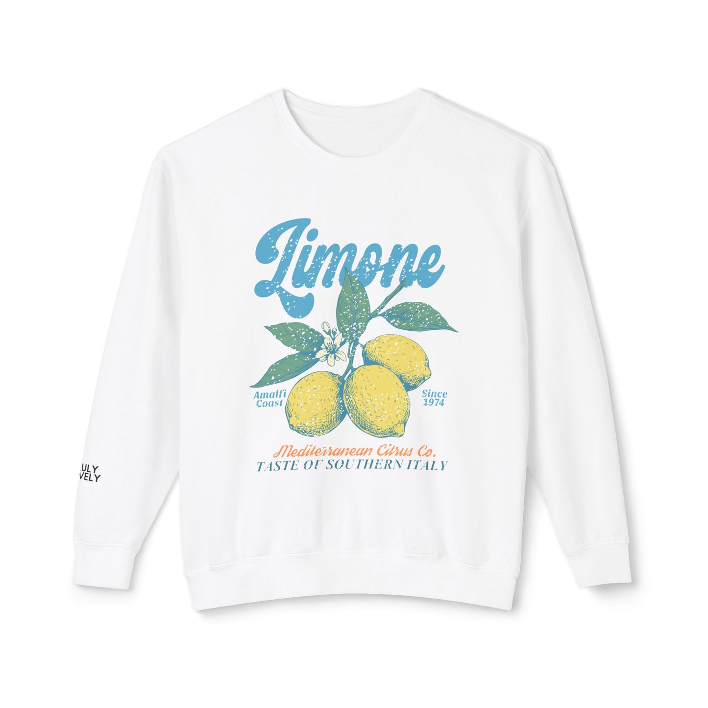 Limone Lemon | Lightweight Crewneck Sweatshirt