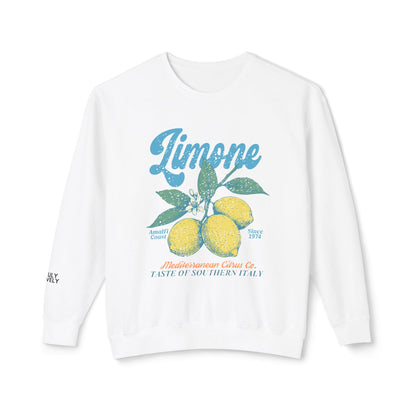 Limone Lemon | Lightweight Crewneck Sweatshirt