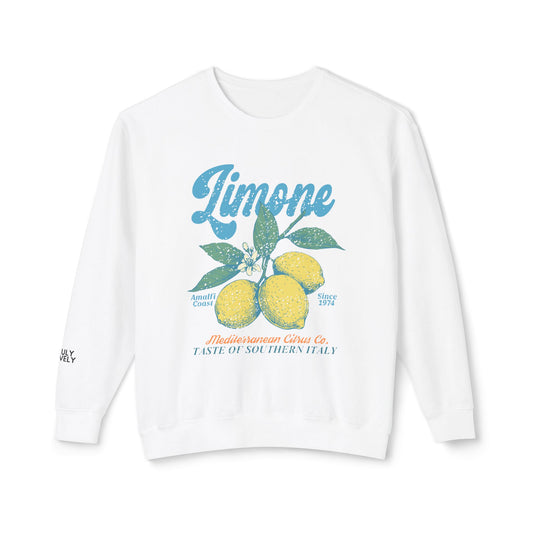 Limone Lemon | Lightweight Crewneck Sweatshirt
