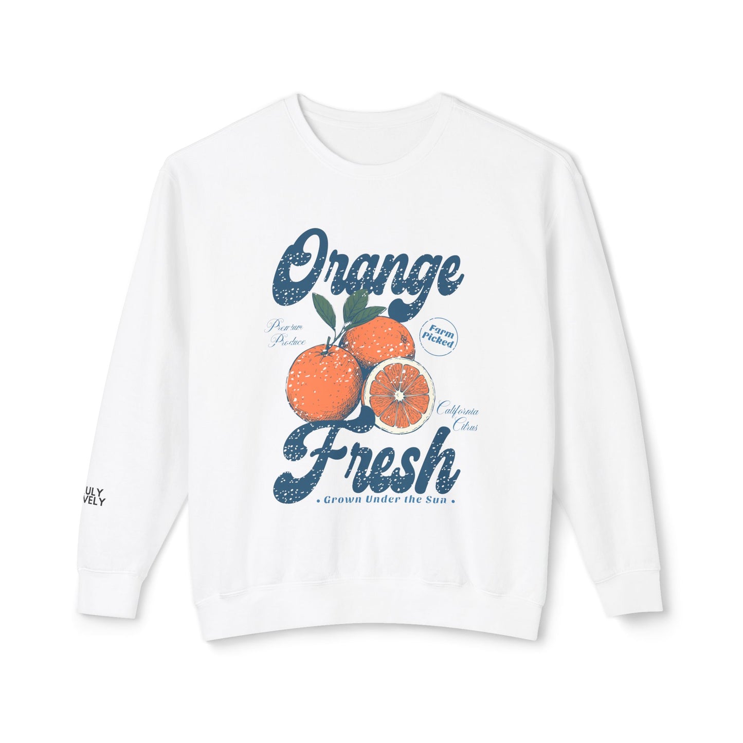 Orange Fresh | Lightweight Sweatshirt