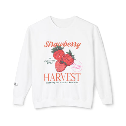 Strawberry Harvest | Lightweight Crewneck Sweatshirt