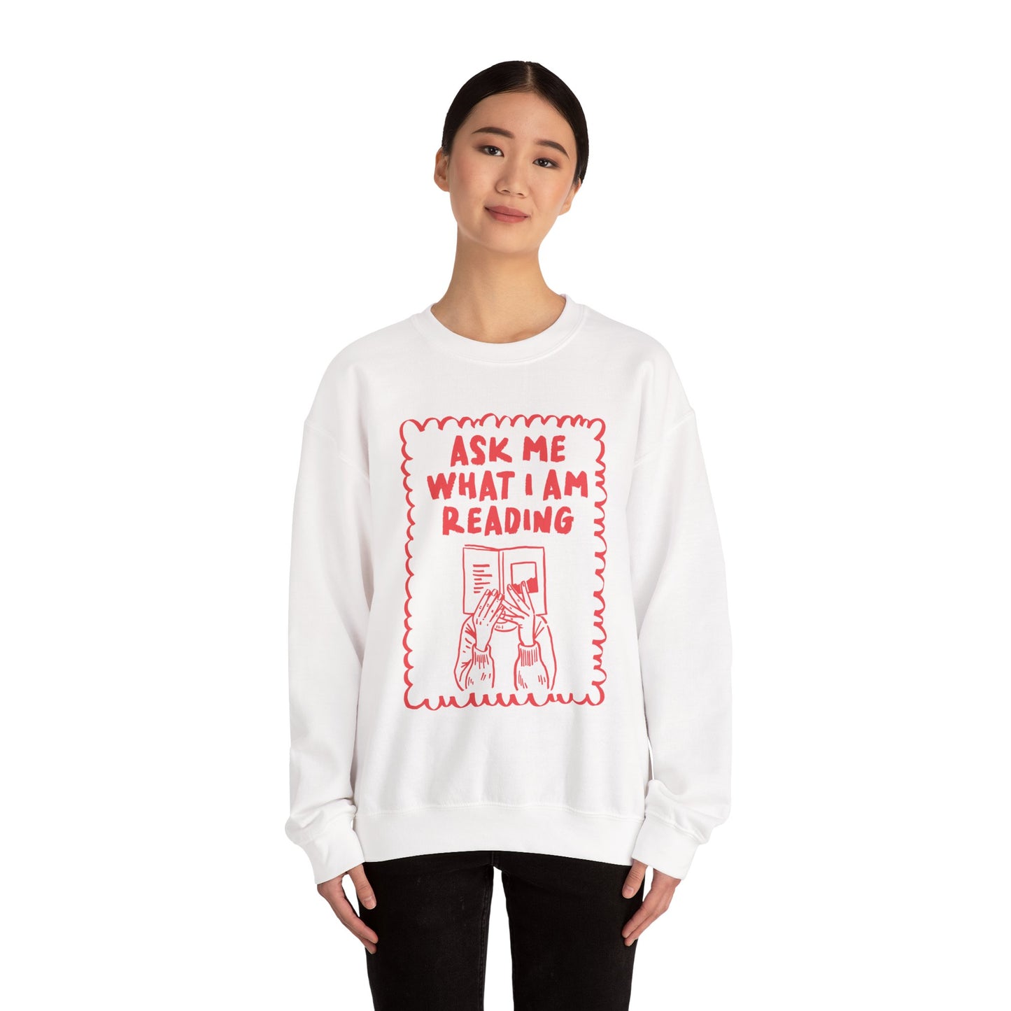 Ask Me What I'm Reading | Women's Sweatshirt