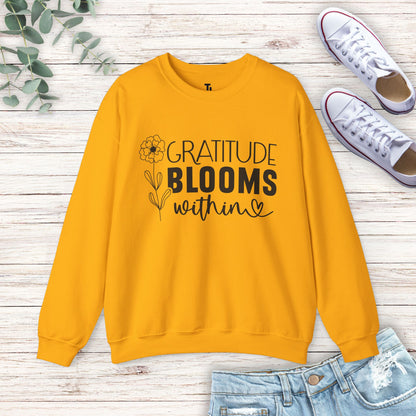 Gratitude Blooms Within Sweatshirt