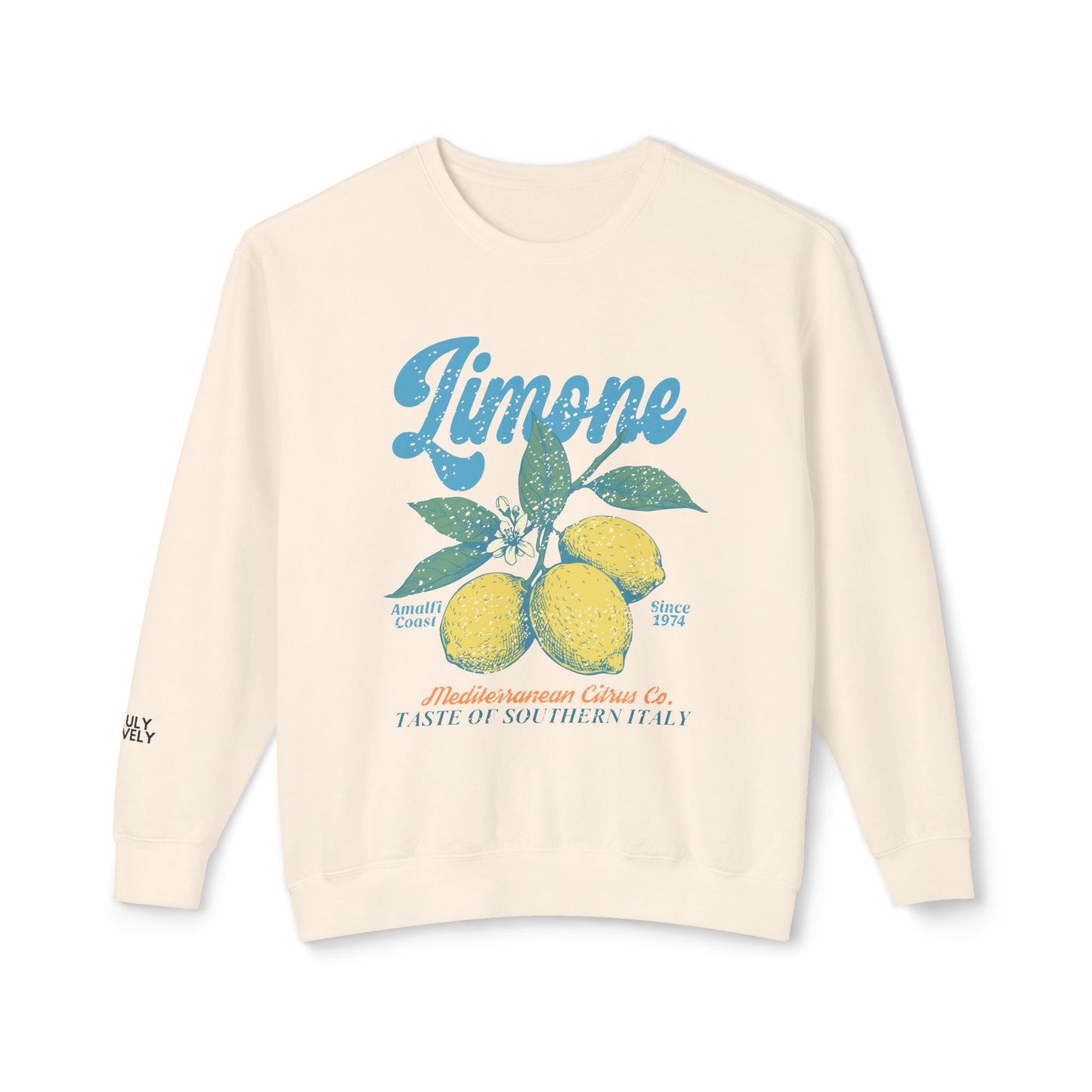 Limone Lemon | Lightweight Crewneck Sweatshirt