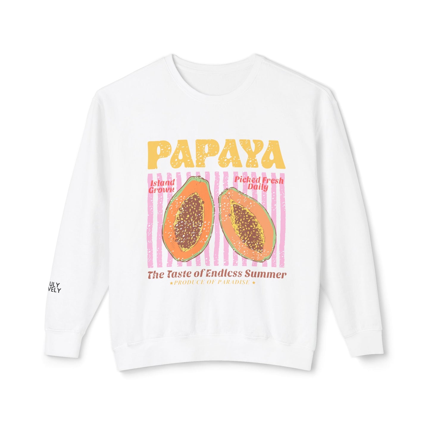 Papaya Summer | Lightweight Sweatshirt