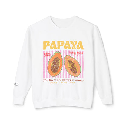 Papaya Summer | Lightweight Sweatshirt