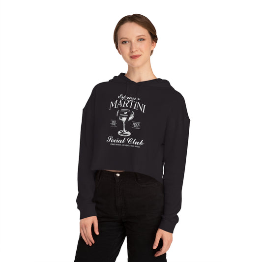 Espresso Martini Social Club | Women’s Cropped Hoodie