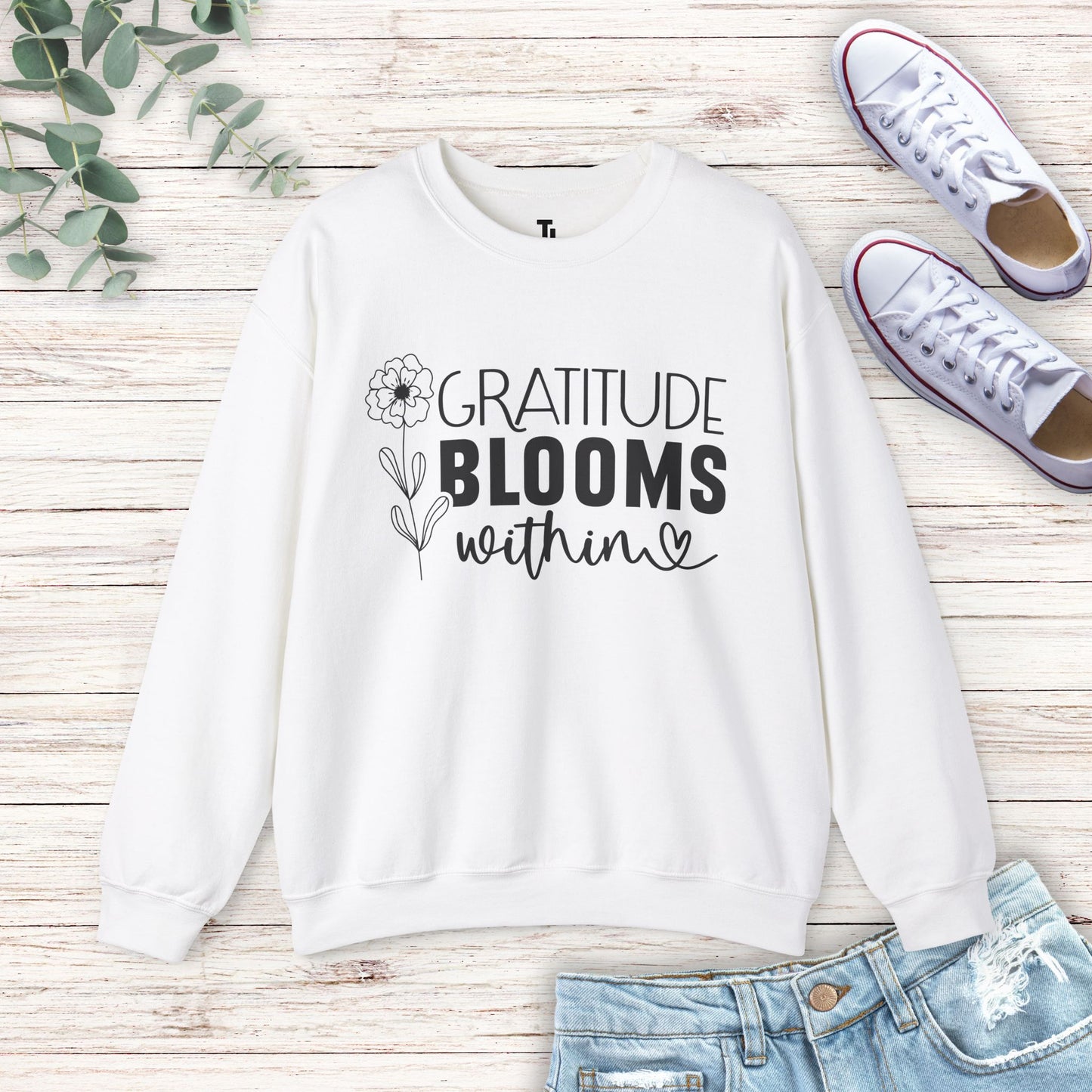 Gratitude Blooms Within Sweatshirt