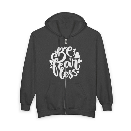 Be Fearless Zip Hoodie Sweatshirt
