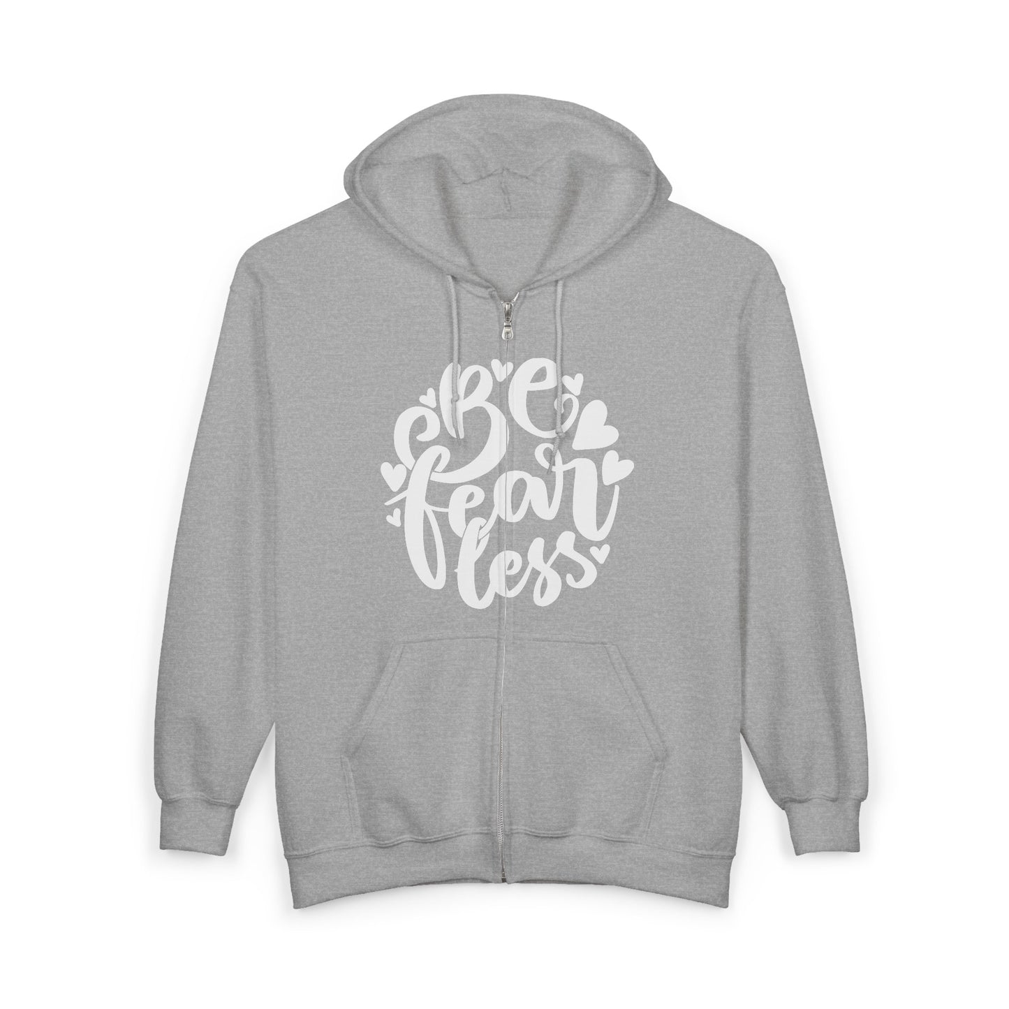 Be Fearless Zip Hoodie Sweatshirt