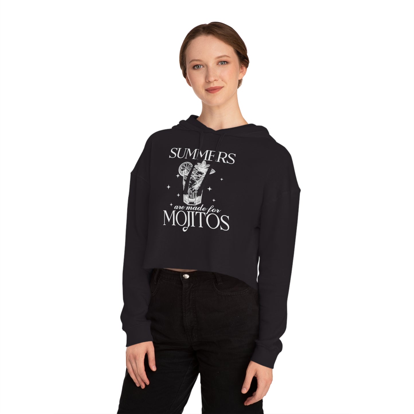 Summers Are For Mojitos | Women’s Cropped Hoodie