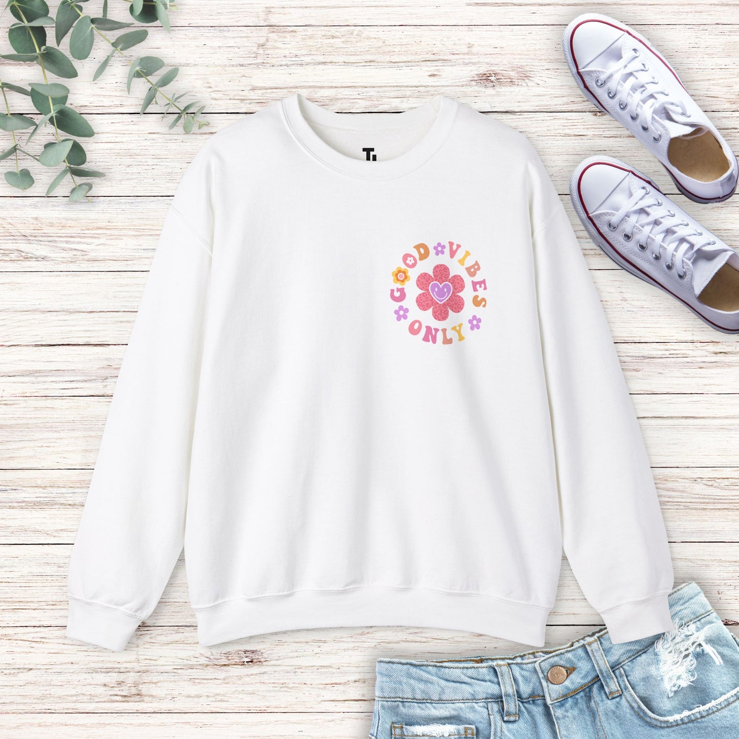 Good Vibes Retro Sweatshirt