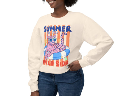 Summer On The Wild Side | Lightweight Crewneck Sweatshirt