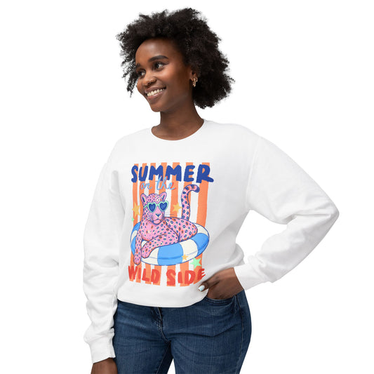 Summer On The Wild Side | Lightweight Crewneck Sweatshirt