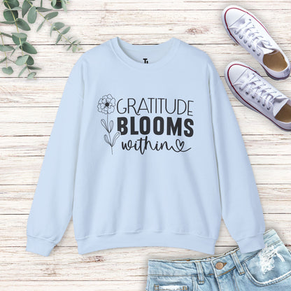 Gratitude Blooms Within Sweatshirt